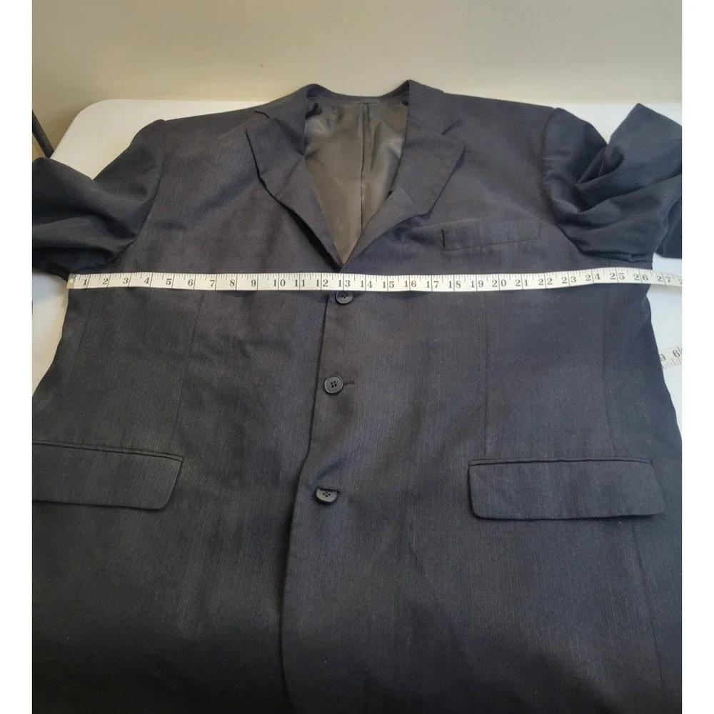 Fumagalli Blazer Sport Coat Classic Professional Business Formal‎ Black Mens 52